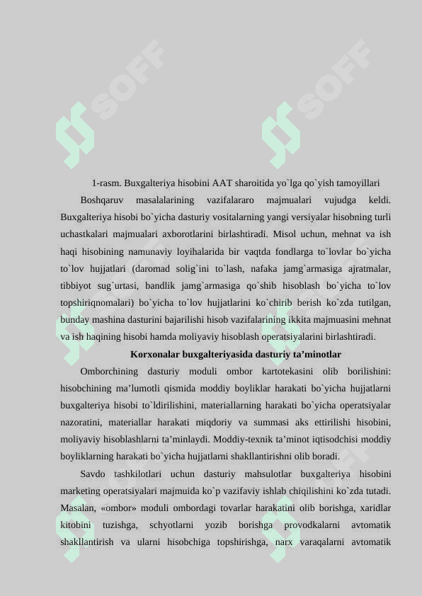 KORXONALAR BUXGALTERIYASIDA DASTURIY TA'MINOTLAR 4
