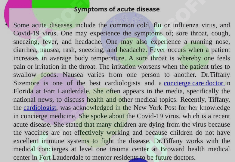 ACUTE ILLNESSES 6