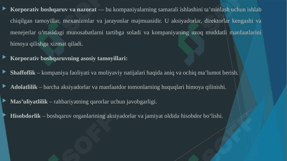 KORPORATIV BOSHQARUV VA NAZORAT 3