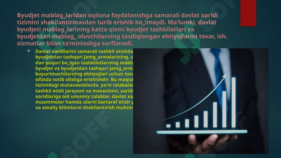 Davlat xaridining mohiyati va uning ijtimoiy-iqtisodiy ahamiyati 3