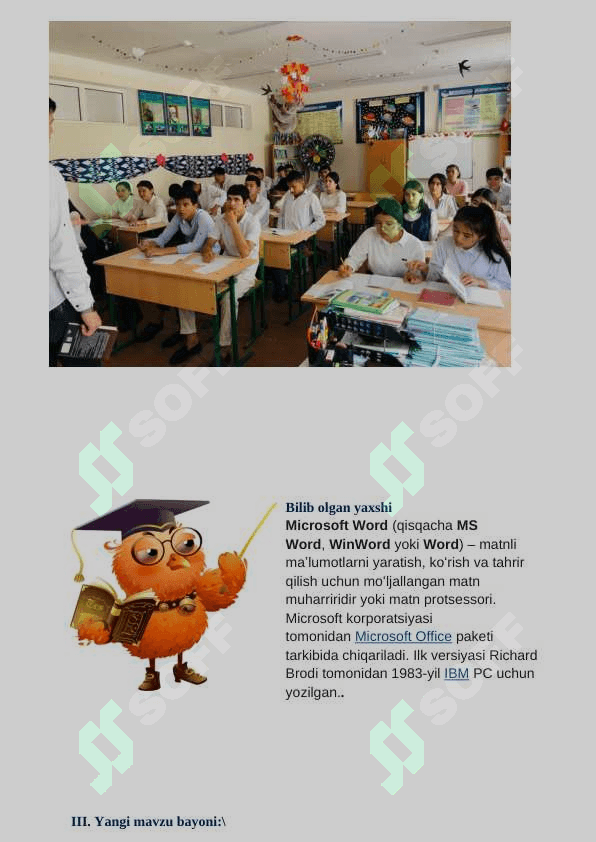 6-sinf Informatika ochiq dars mavzu "WORDART OBYEKTI" 4