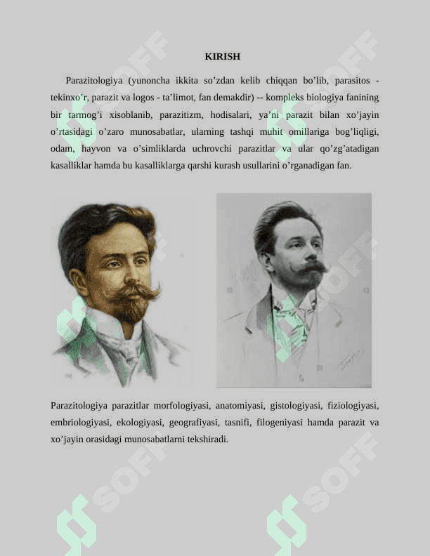 “KASALLIK KELTIRIB CHIQARUVCHI BIR HUJAYRALILAR” 2
