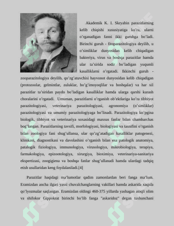 “KASALLIK KELTIRIB CHIQARUVCHI BIR HUJAYRALILAR” 3