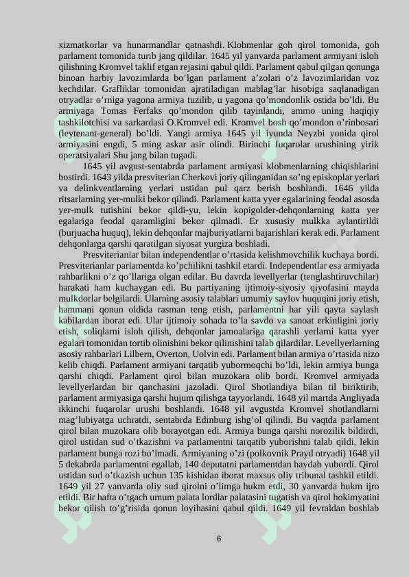 BUYUK BRITANIYA XVII - XX ASR BOSHIDA 6