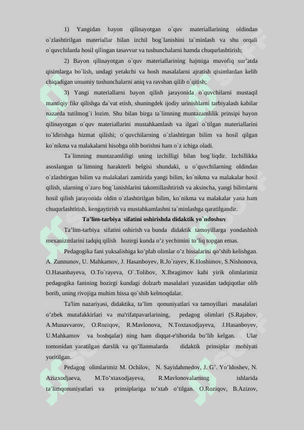 Ta’lim jarayonining qonuniyatlari, mazmuni, metodlari va tamoyillari 6