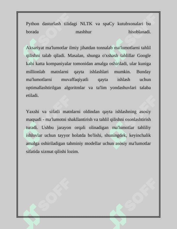 TEXT MINING USULLARINI TAXLILI 6