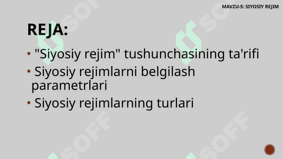 SIYOSIY REJIM 2