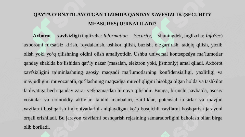 Kompyuterni tashkil etish slayd 3