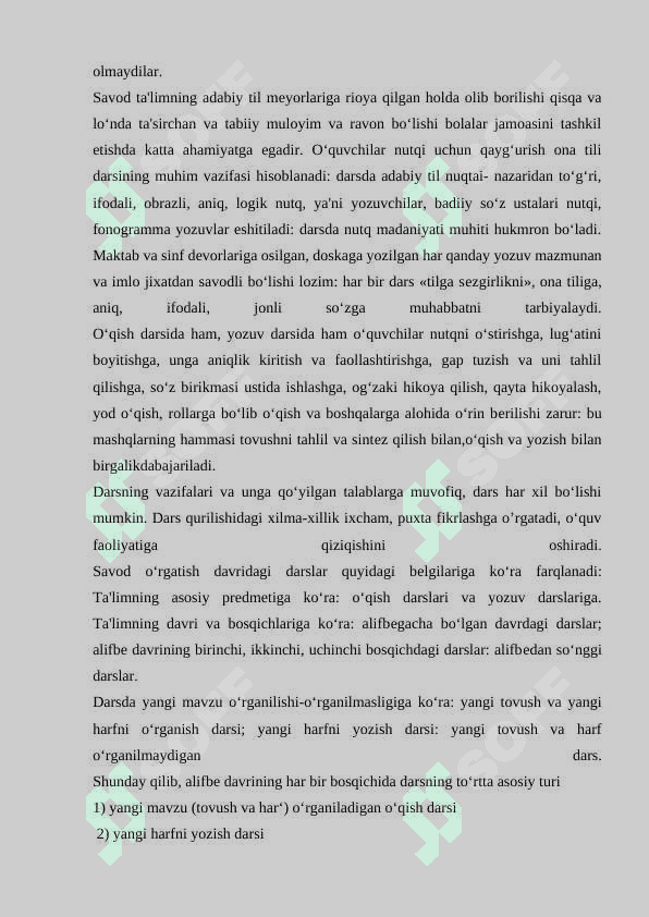 Savod o‘rgatish darslarida dam olish daqiqalarini tashkil etish 7
