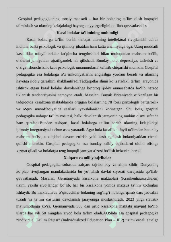 Gospital pedagogika fanining uslubiy asoslari 3