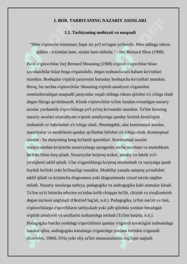 Tarbiyaninng o’ziga xos xususiyatlari 4