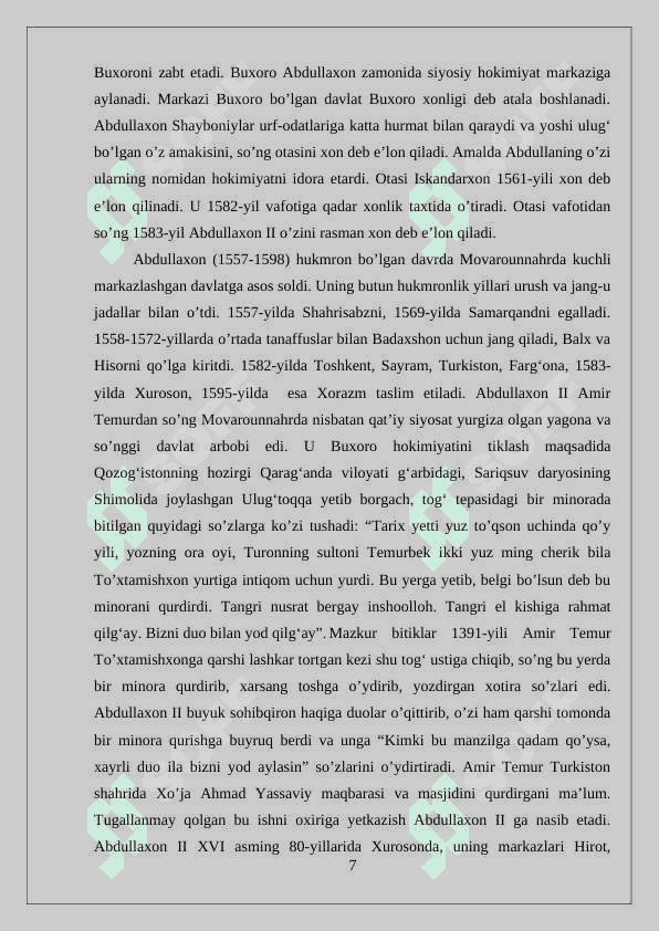 Shayboniylar davlatida yer mulk Shayboniylar davlatida sud-huquq tizimi 7