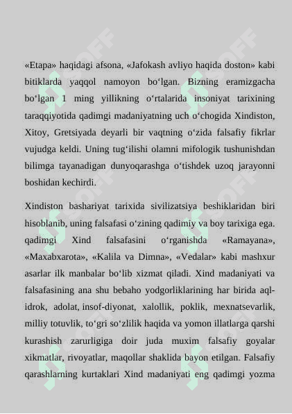 SHarq va G’arb falsafasida insonmasalasi. 7