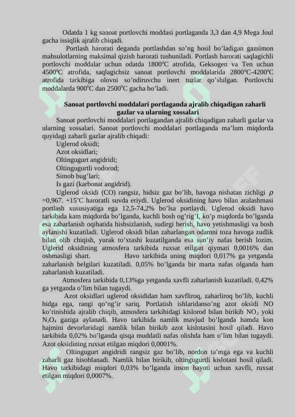 SANOAT PORTLOVCHI MODDALARI DETONATSIYASINING FIZIK MOHIYATI VA UNING  PARAMETRLARINI ANIQLASH 2