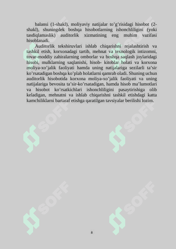 Audit o‘tkazish shartlarini kelishish 8