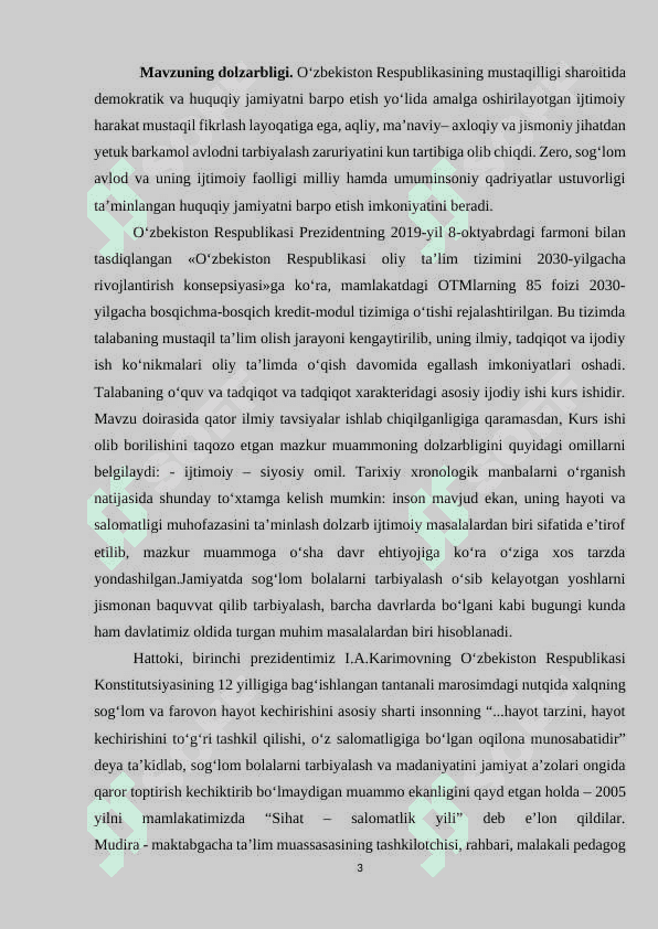 Maktabgacha tarbiya tashkiloti rahbari va uning faoliyati 3