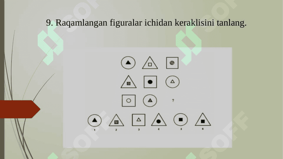 Ayzenk IQ testi 8