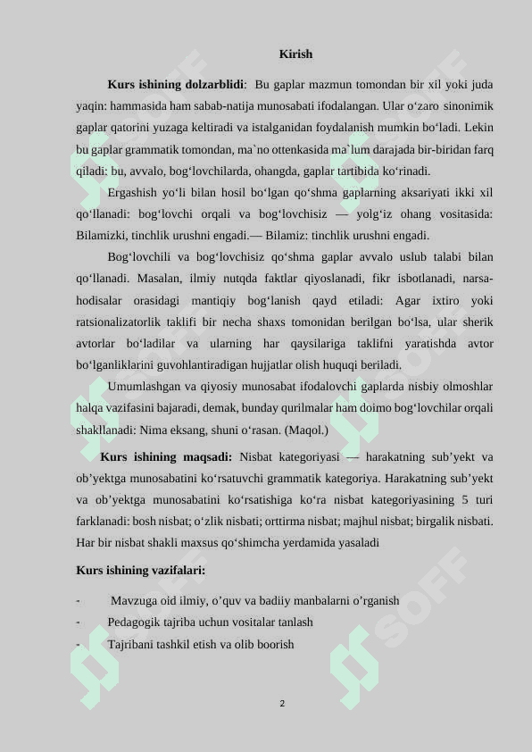 Bog‘lovchisiz qo‘shma gap haqida ma’lumot 2