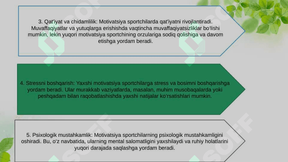 Motivatsiya va uning sportdagi ahamiyati 4