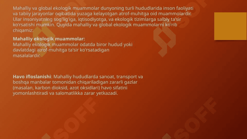 Tabiatni asrash 2