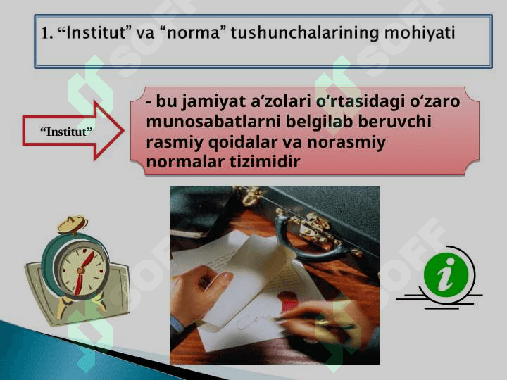 Institutlar va ularning jamiyat rivojlanishidagi roli 2