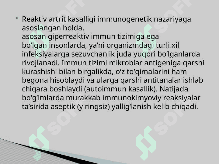 REAKTIV ARTRITLAR 4