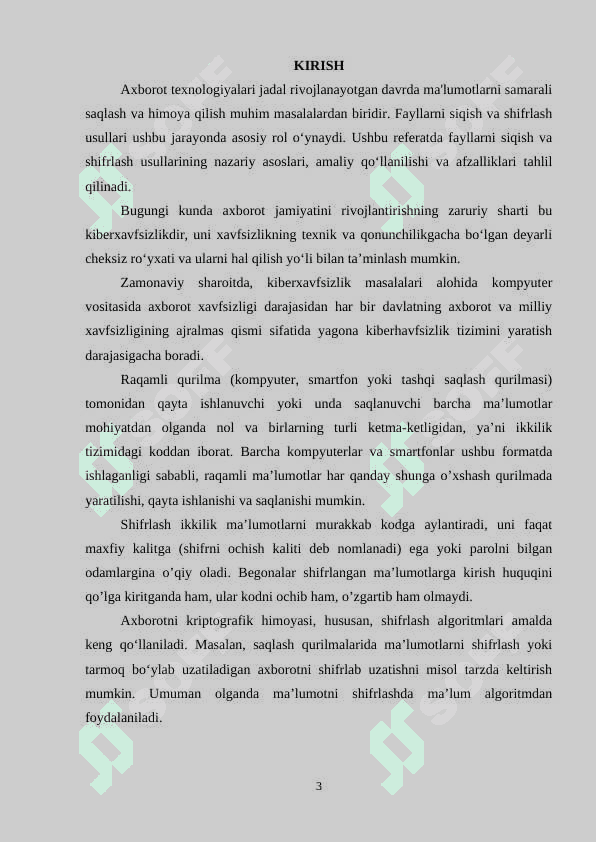 FAYLLARNI SIQISH VA SHIFRLASH USULLARI 3