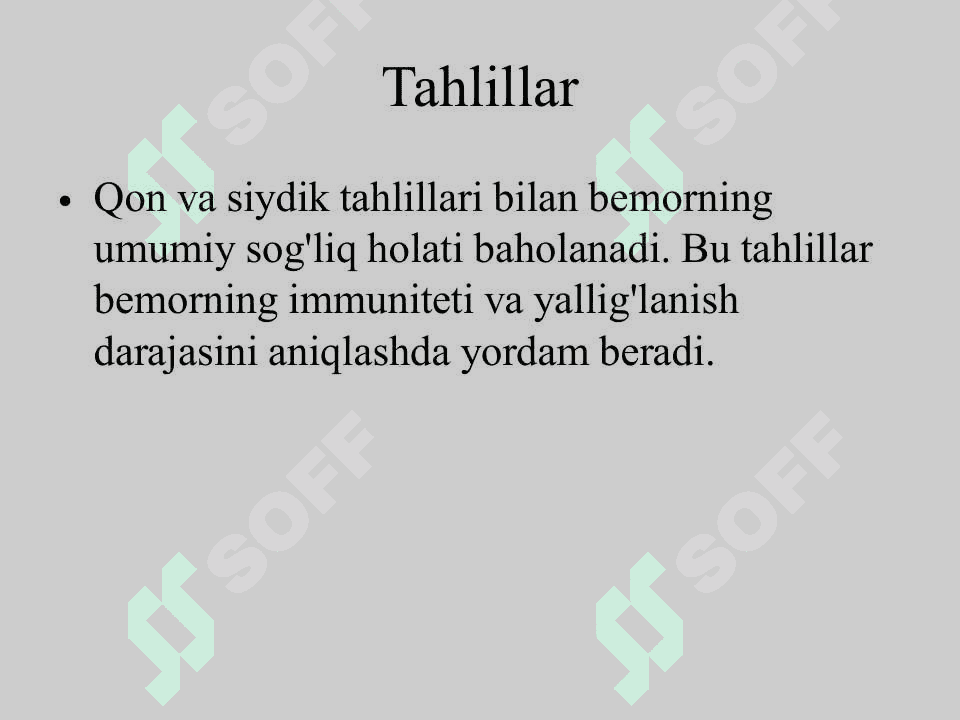 Xirurgik bemorlarni davolash 6