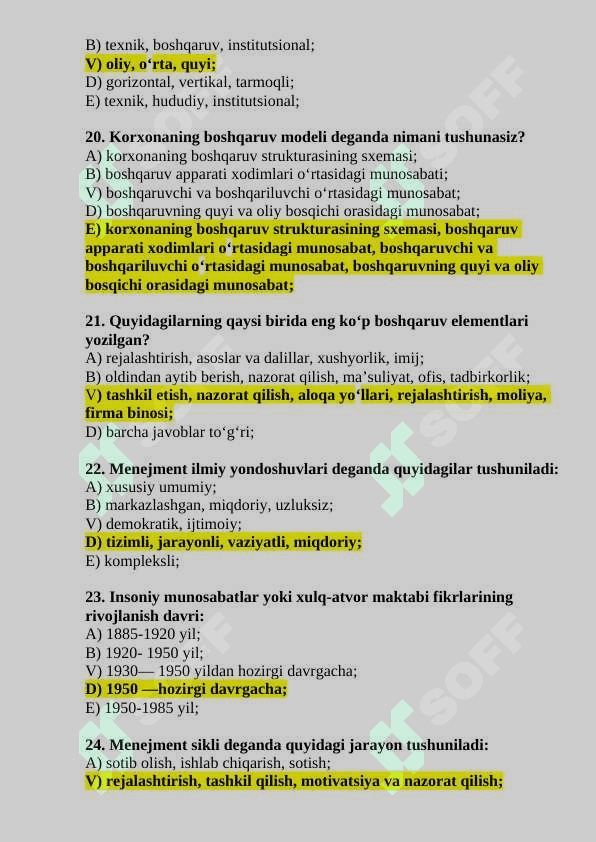 Menejment Amaliy fanlar 5