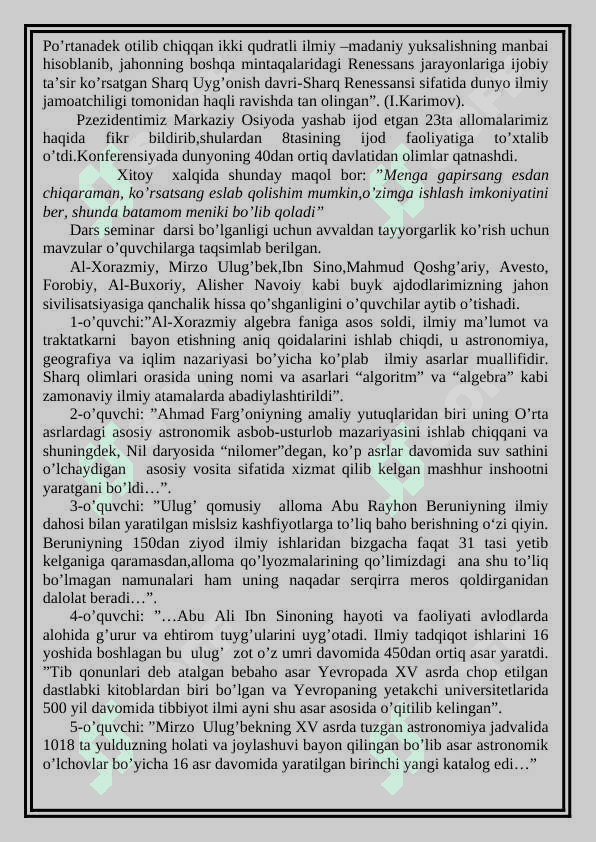 Yusuf Xos Hojibning “Qutadg’u bilig" dostoni 5