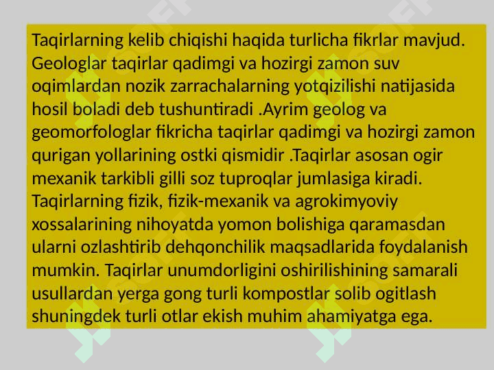 CHO`L ZONASINING TUPROQLARI 5