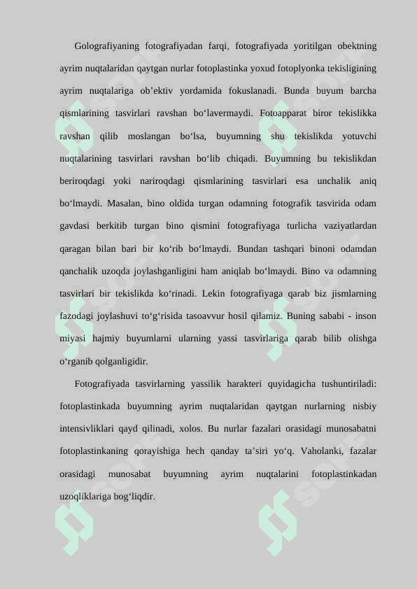 Golografiya haqida tushuncha 4