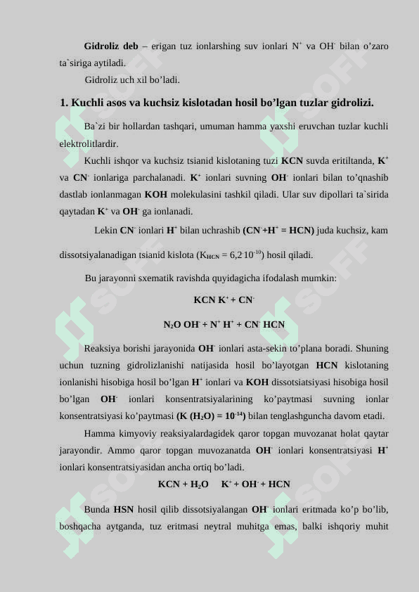 III, IV va V- guruh kationlarining umumiy tavsifi 4