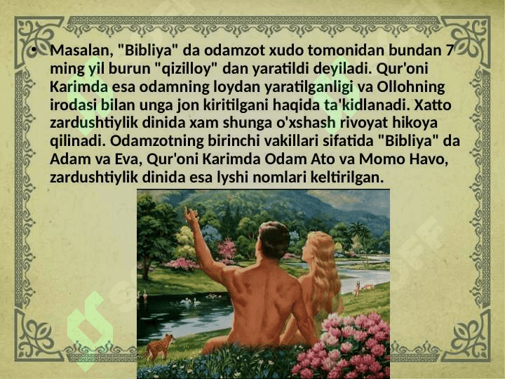 Insoniyatning paydo bo’lishi va ilk gominitlar 4