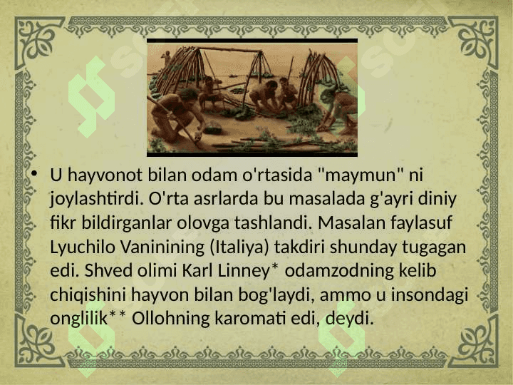 Insoniyatning paydo bo’lishi va ilk gominitlar 7