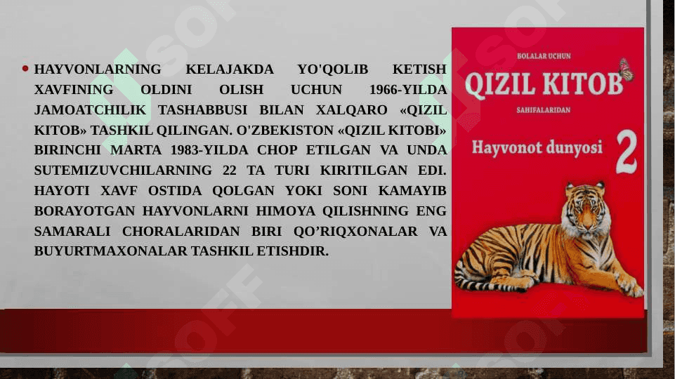 Sutemizuvchilarni muhofaza qilish 3