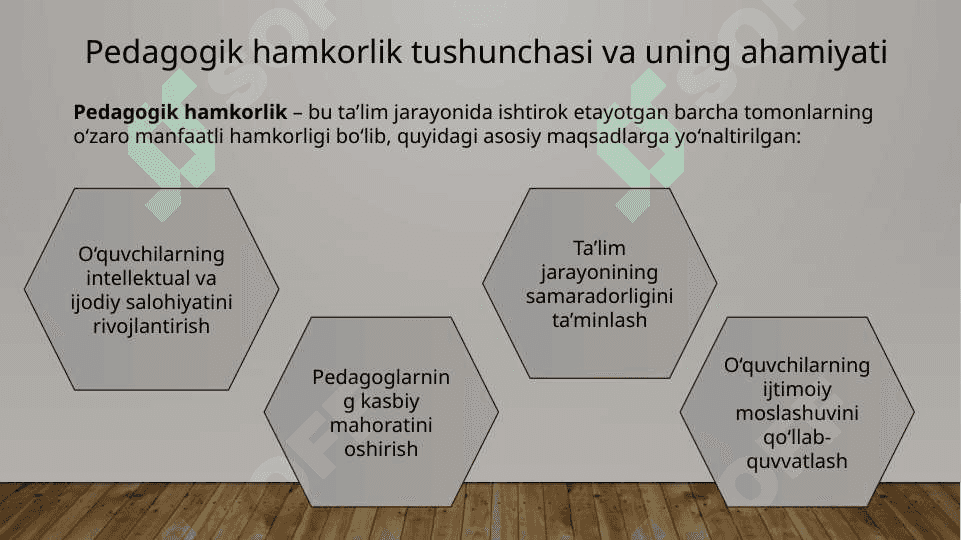 PEDAGOGIK HAMKORLIK 3