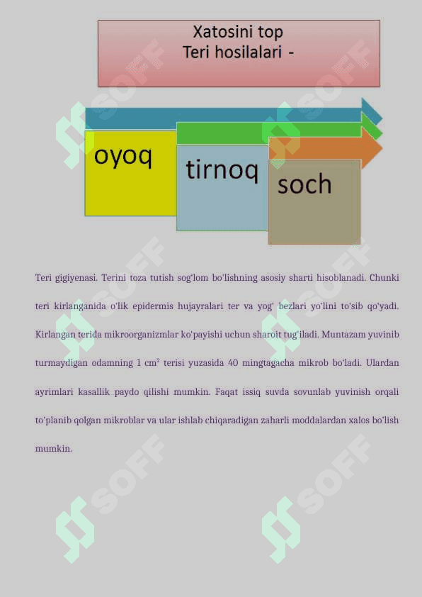 Teri gigiyenasi, teri shikastlanganda birinchi yordam 4