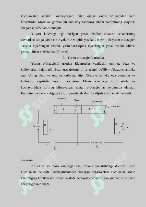 Yarim o’tkazgichli diodlar va triodlar 4