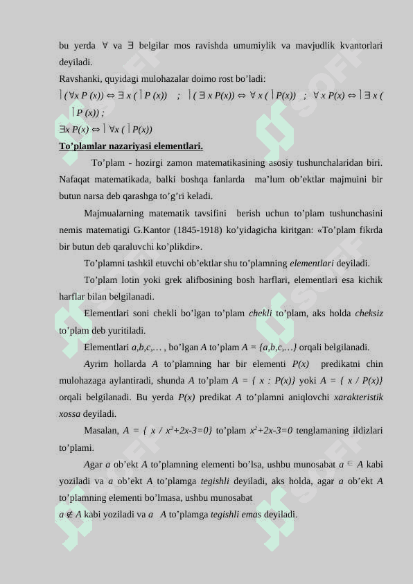 Matematik tahlil haqida boshlang’ich ma’lumotlar Haqiqiy sonlar moduli 3
