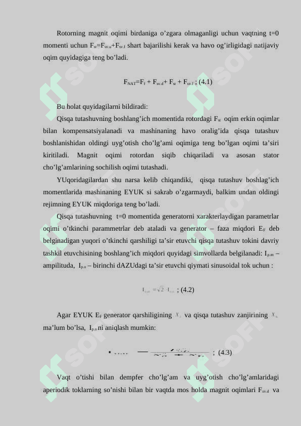 Quvvati cheklangan generatordan ta’minlanuvchi zanjirdagi qisqa tutashuv 3