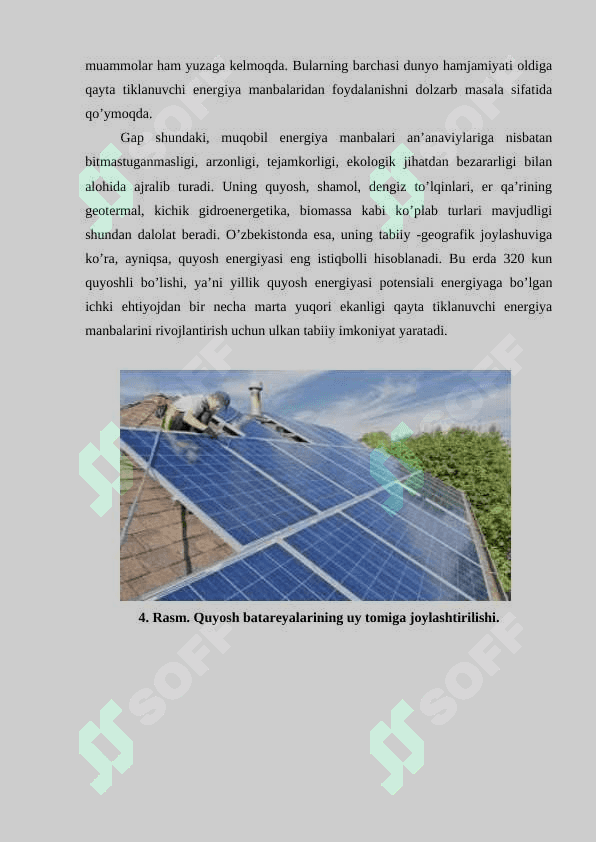 Quyosh elektr stansiyalari (qes) 4