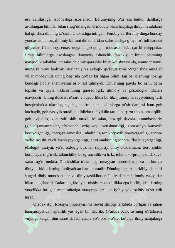 Din – ijtimoiy va madaniy hodisa sifatida. 3