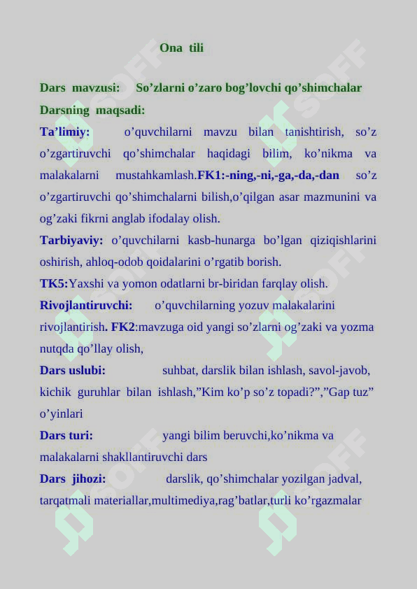 3-sinf ona tili dars ishlanma 3