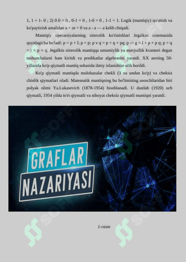 Kurs ishi Eng qisqa yul topish algoritmlar Deykstra, Ford va Floyd algoritmlar 8