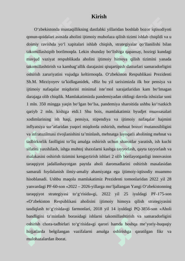 Aholi daromadlari va turmush farovonligi 2