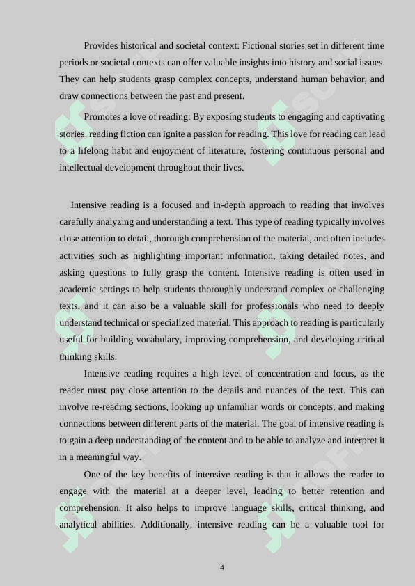 INTENSIVE READING 4