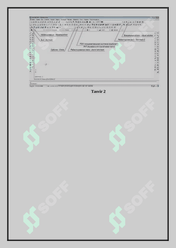 AutoCAD dasturida grafik obyektlar yaratish 4