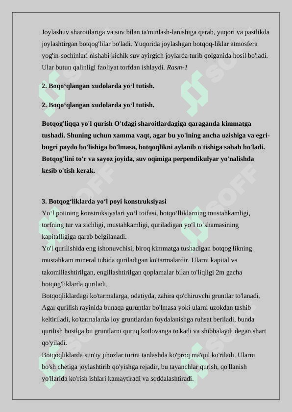 Avtomagistral yo’llarning o‘ziga xosliklari 3