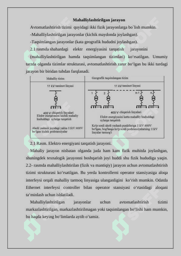 Avtomatlashtirish tizimi turlari 2